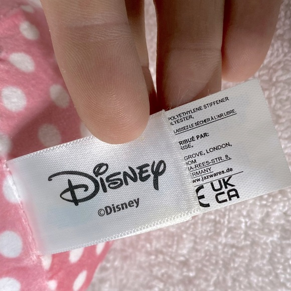 Disney Squishmallow Pink Black Polka Dot Minnie Mouse Plush Toy - Picture 6 of 10